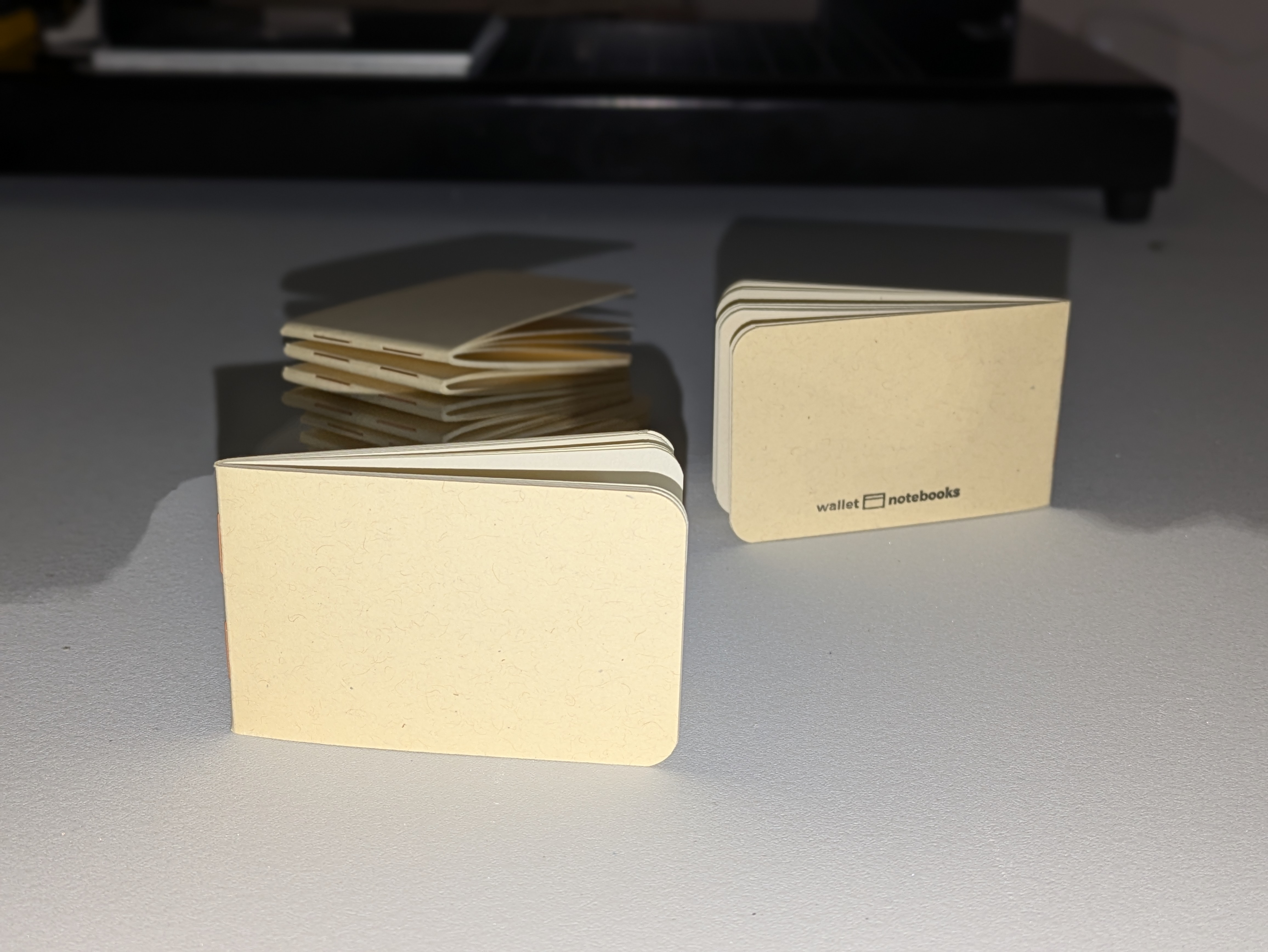 Wallet Notebooks product image for Manila Yellow Kraft set of 3